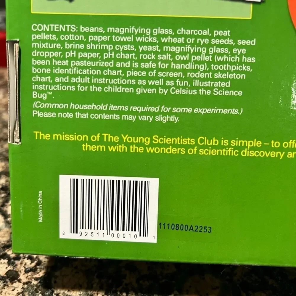 Young Scientists Club Science 3 kits for hours of fun Sealed Ages 5+ New